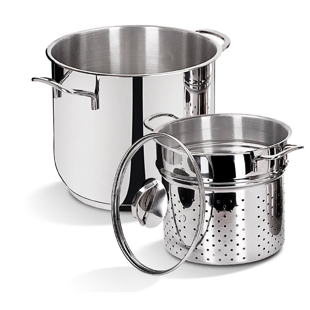 Olla Bonera Espagueti Napoli 5 L Acero Inoxidable