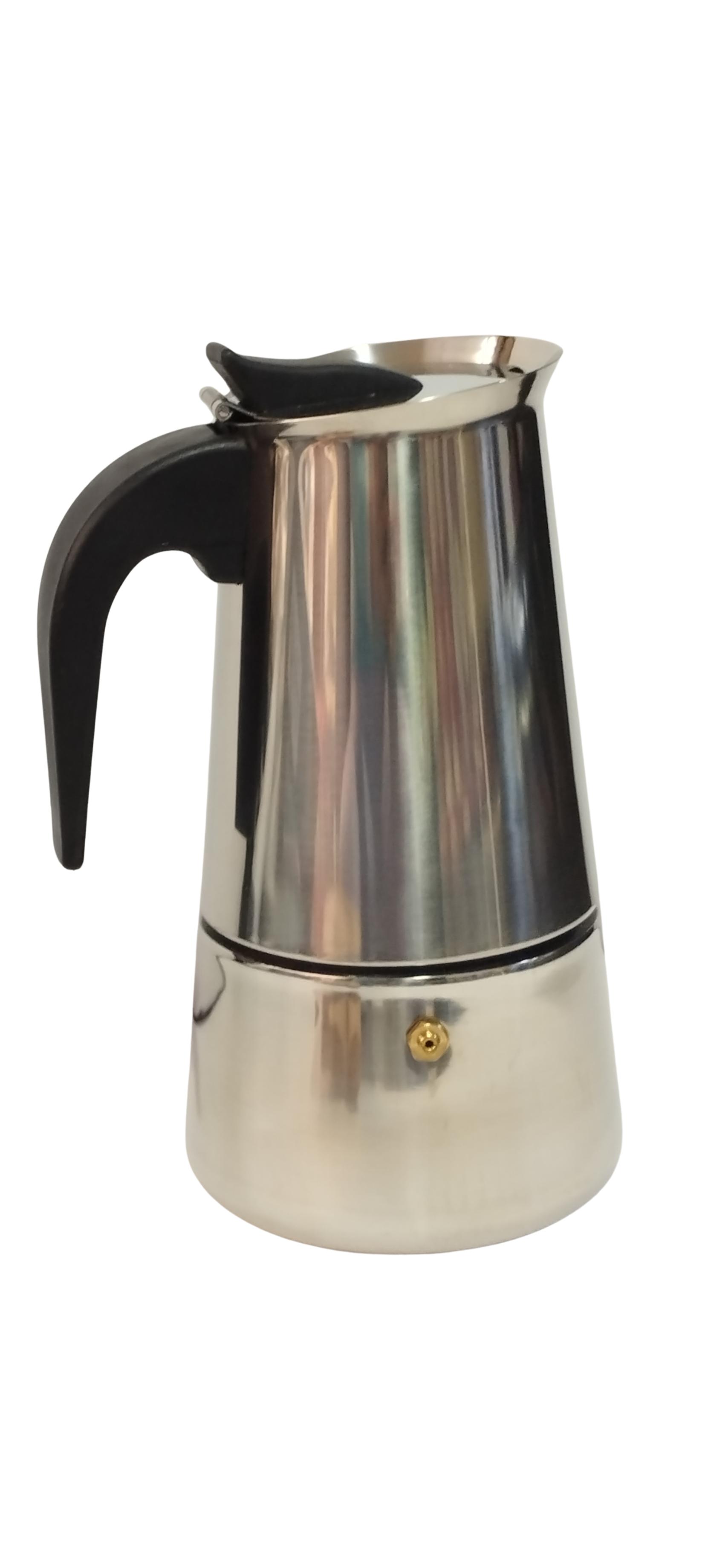Cafetera Italiana Acero Para 9 Tazas