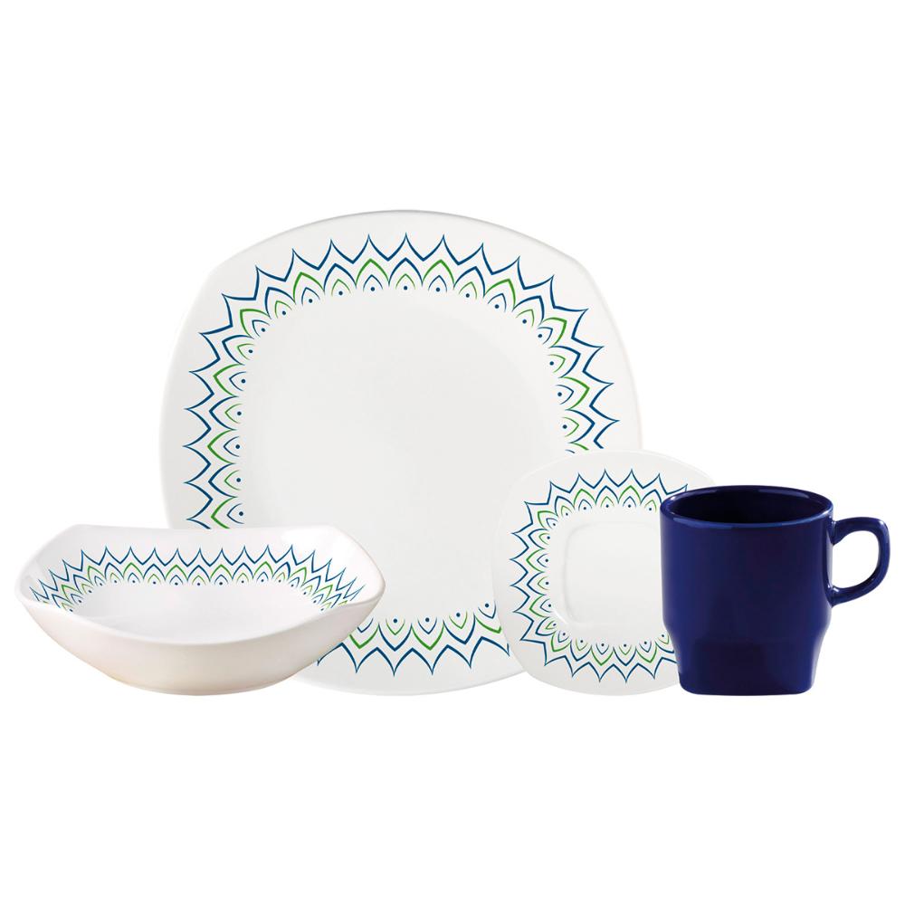 Vajilla Corona Modelo Tulip 16 Piezas