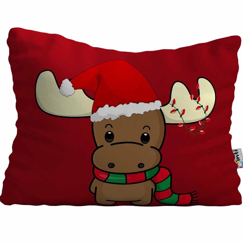 Cojín De Tela Estampado Qinti Reno 35x05x25cm