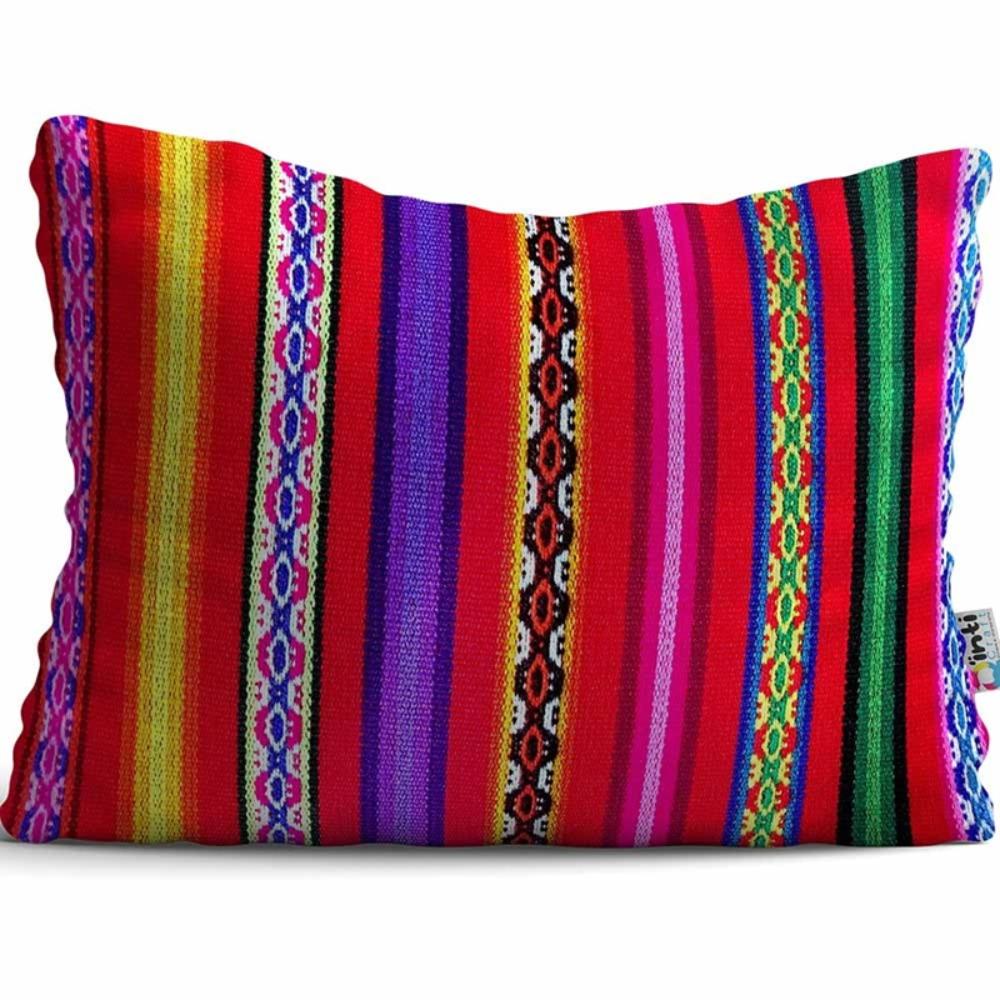 Cojín De Tela Estampado Qinti Incaico 35x05x25cm