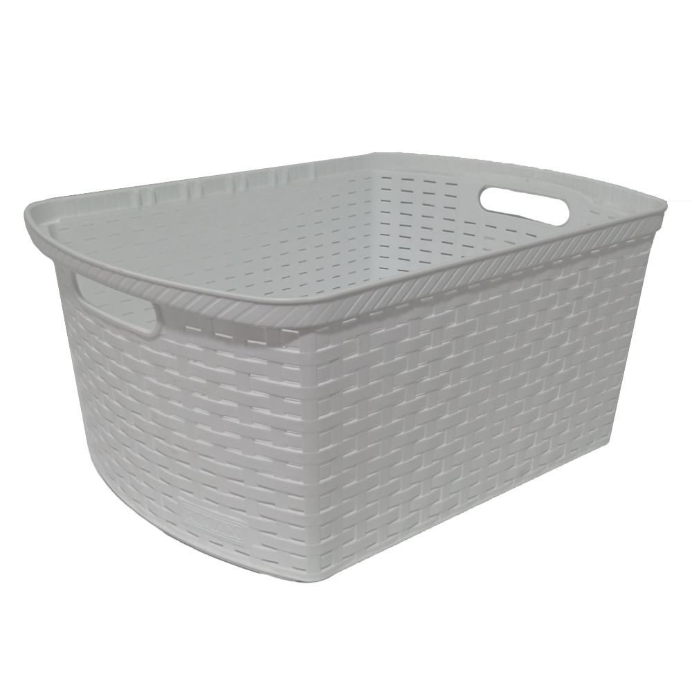 Canasta Rimax Shia Alta Blanco