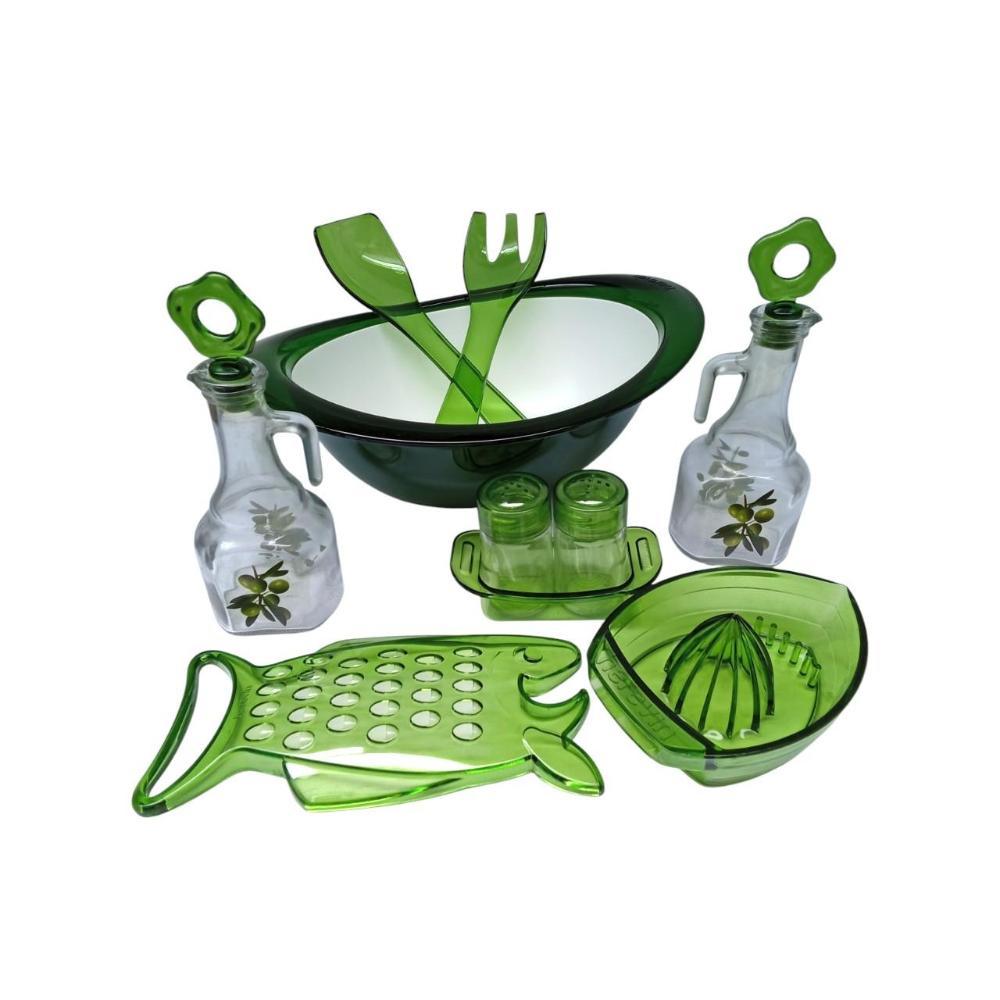 Juego Para Ensalada 9 Piezas Herevin Modelo Venezia